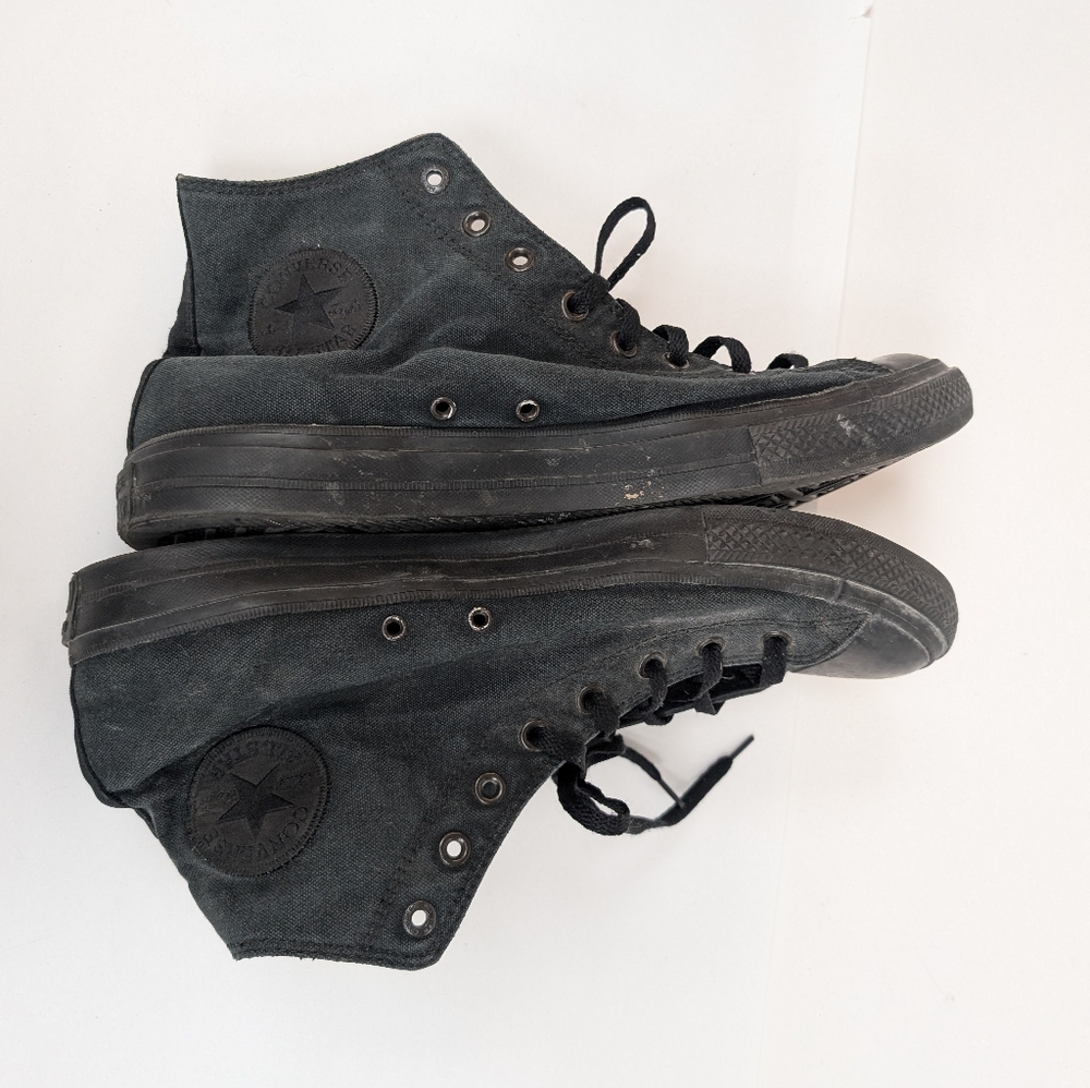 Converse Chuck Taylor II Black High Rise Sneakers Mens 14 - Picture 3 of 9